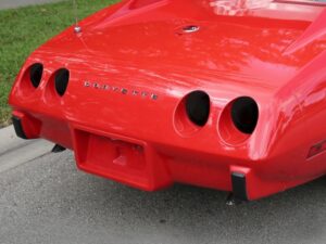 1975-1979 Chevrolet Corvette, Taillight Cover, 4 Piece, Carbon Fiber Look