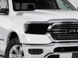2019-2024 Ram 1500, Headlight cover, 2 Piece,Smoke