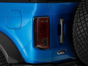 2021-2025 Ford Bronco, Taillight Cover Rear Black Out Kit (Vehicles without LED Option), 3 Piece, Carbon Fiber Look