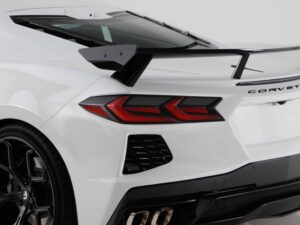 2020-2026 Chevrolet Corvette, Taillight Lens Cover Set, 4 Piece, Smoke