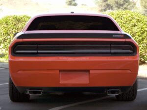 2008-2014 Dodge Challenger, Black Out Panel, Taillight Cover Kit, 3 Piece, Smoke