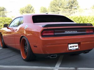 2008-2014 Dodge Challenger, Black Out Panel, with Dodge Cut Out, 1 Piece, Smoke