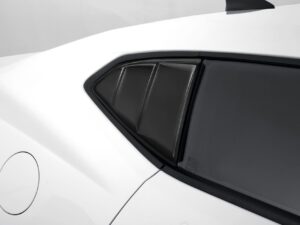 2016-2024 Chevrolet Camaro, Louvered Quarter Window Covers, Smoke