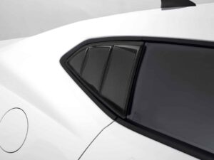 2016-2024 Chevrolet Camaro, Louvered Quarter Window Covers, Carbon Fiber Look