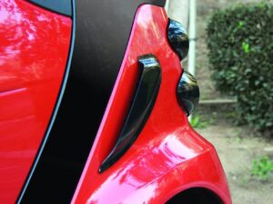 2008-2014 Smart For Two, Air Scoop, 1 Piece, Carbon Fiber Look