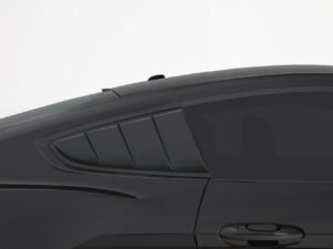 2015-2023 Ford Mustang, Louvered Quarter Window Covers, Smoke