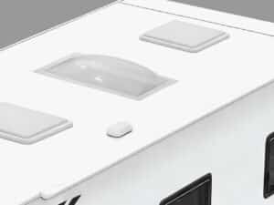 GT Styling RV Skylight, 14 Inch Wide x 22 Inch Long, Clear