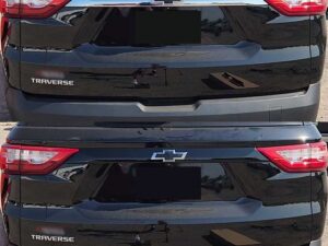Gloss Black Tailgate Trim Cover