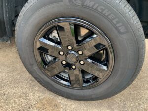 Gloss Black Wheel Skin